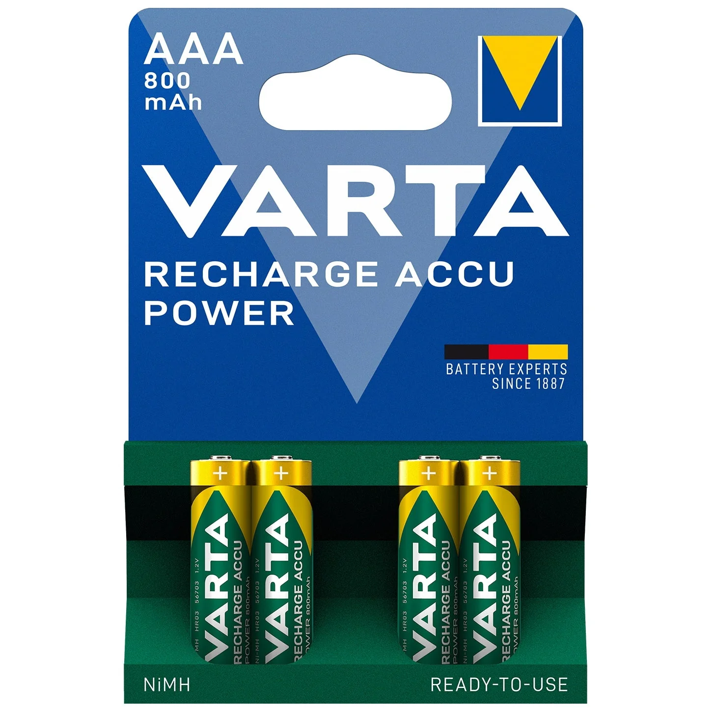 Varta Rechargeable Battery AA - 4PK