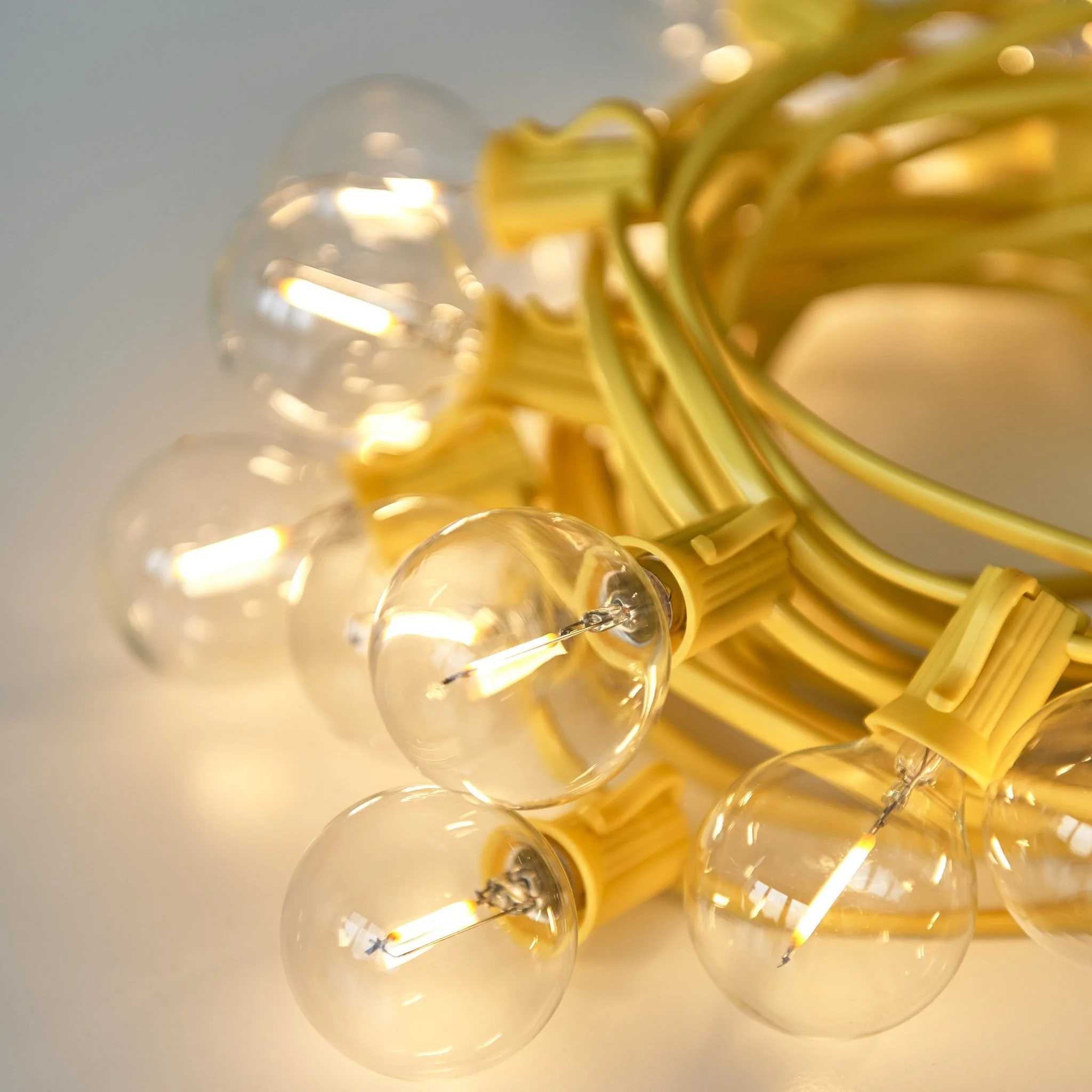 Colourful Festoon Lights - Yellow - Image 3