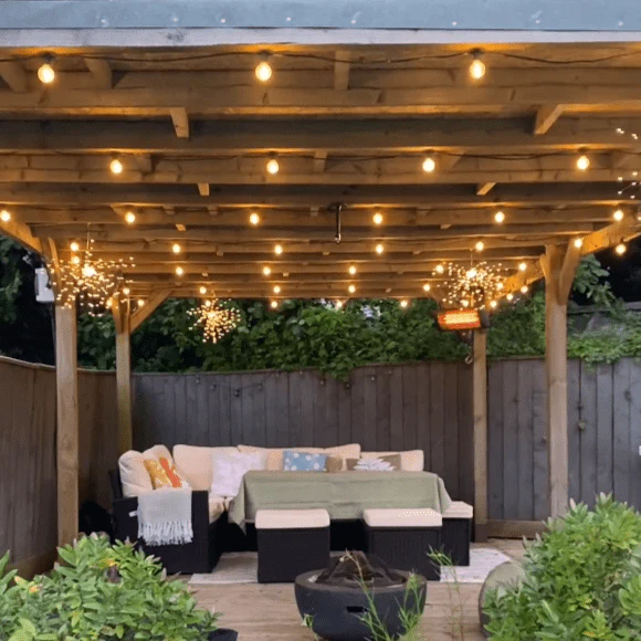 Copper Starburst Hanging Light - Image 4