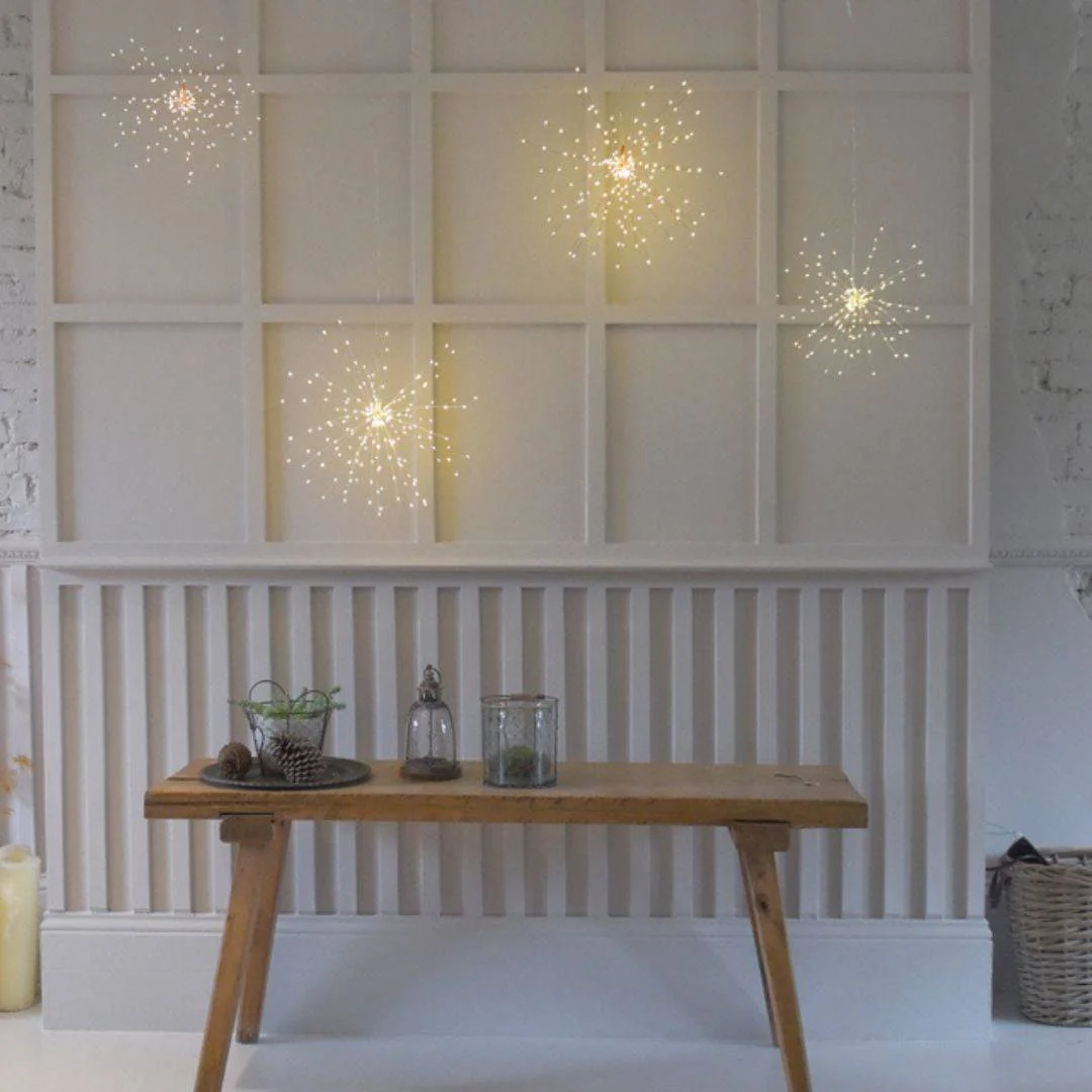 Silver Starburst Hanging Light - Image 3