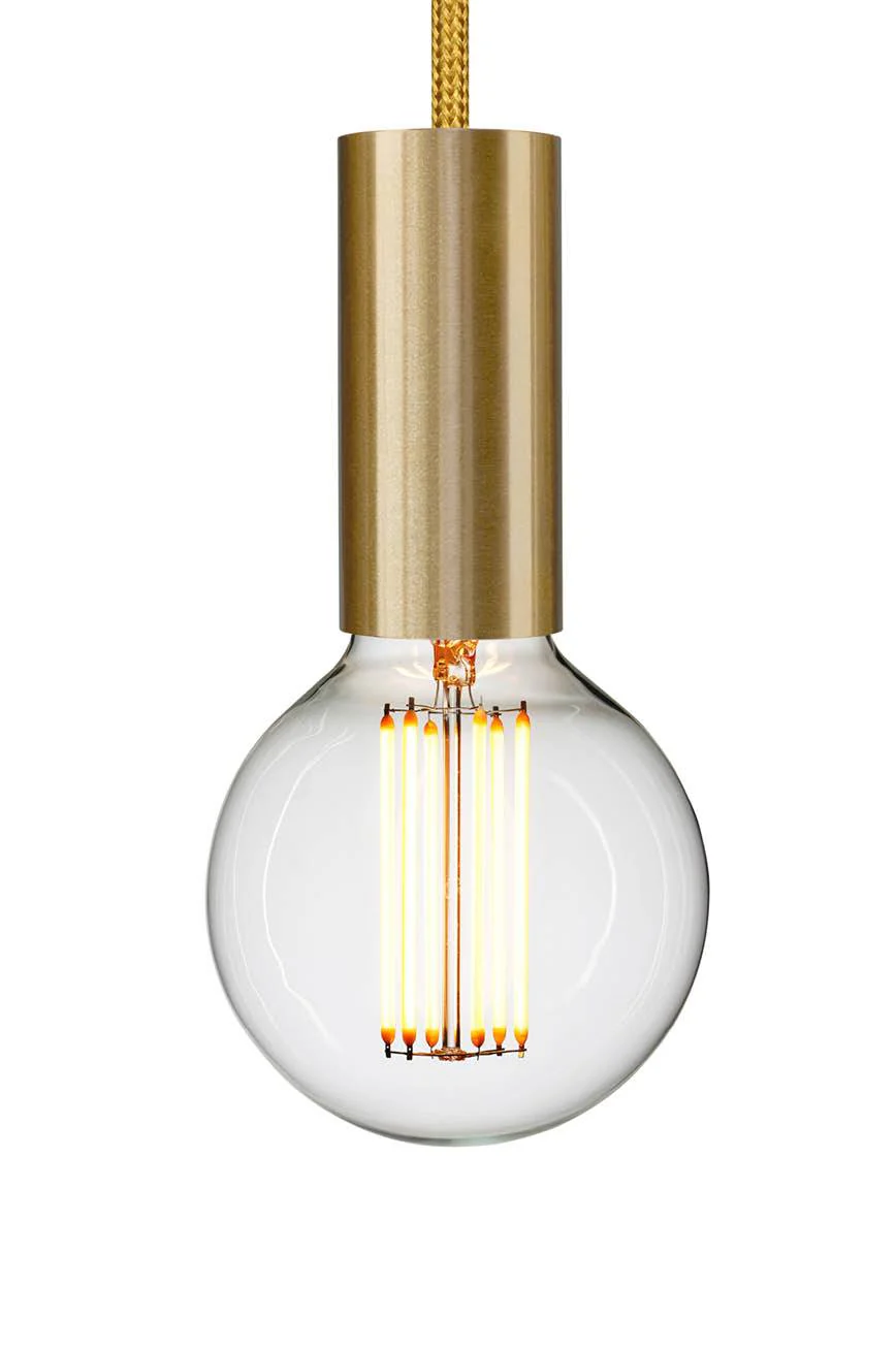 Gold Exposed Bulb Pendant - Image 3
