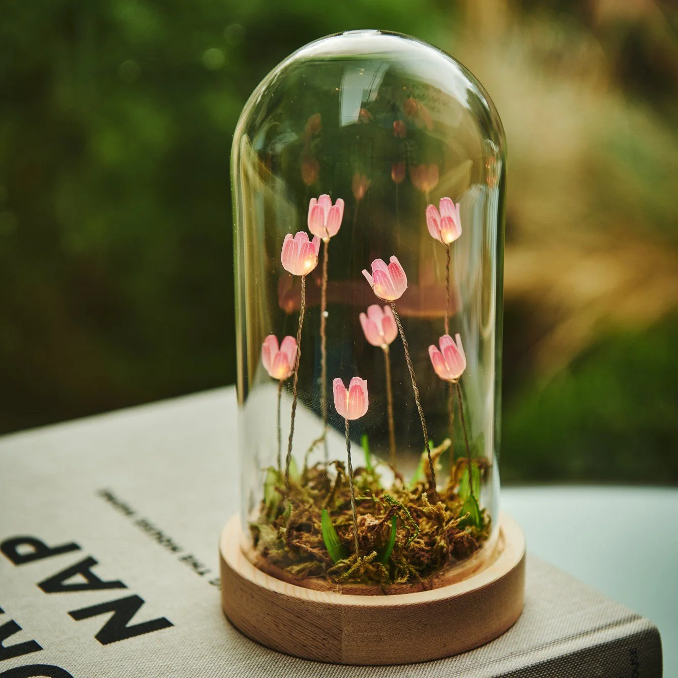 Floral Battery Lamp