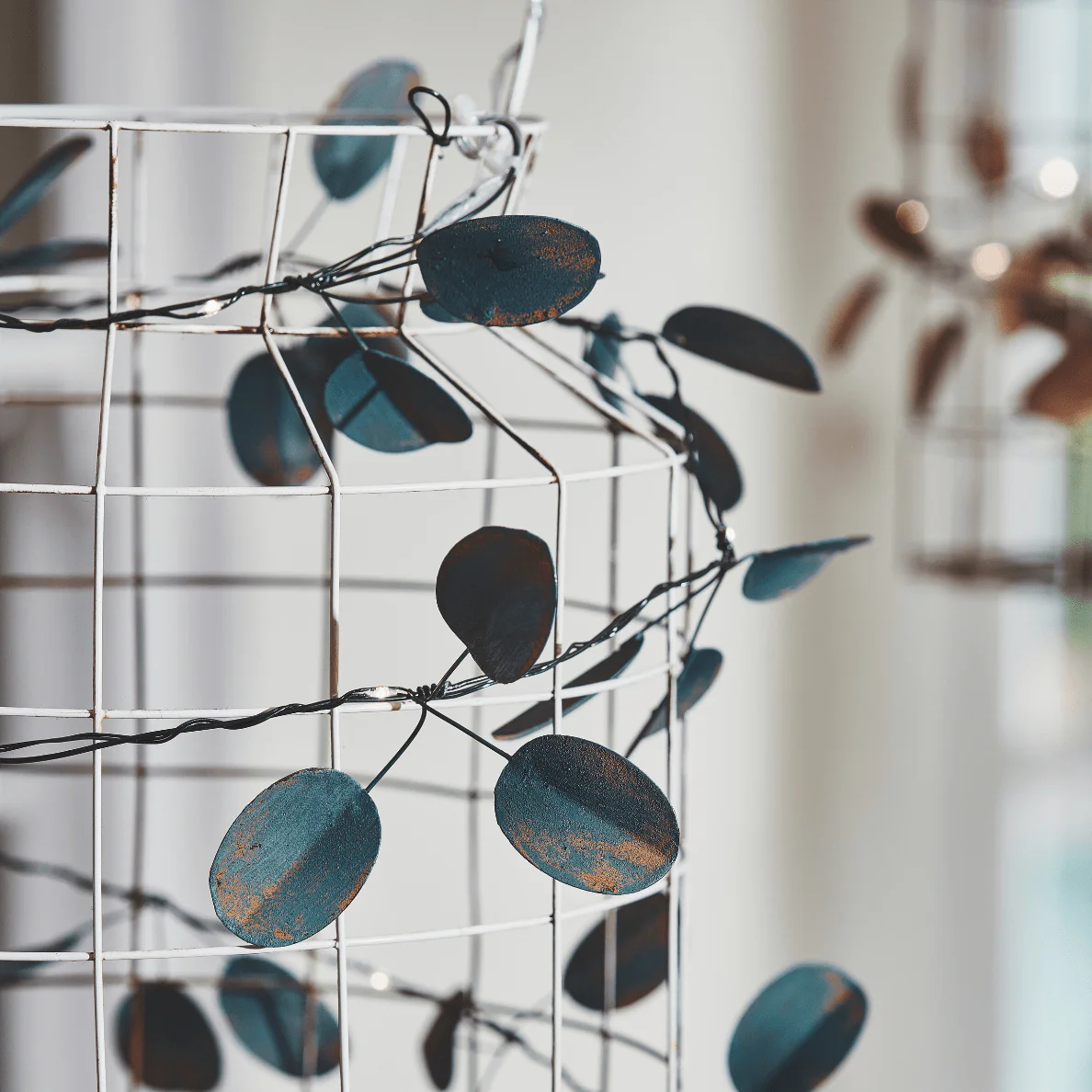 Gold Eucalyptus Fairy Lights - Image 8