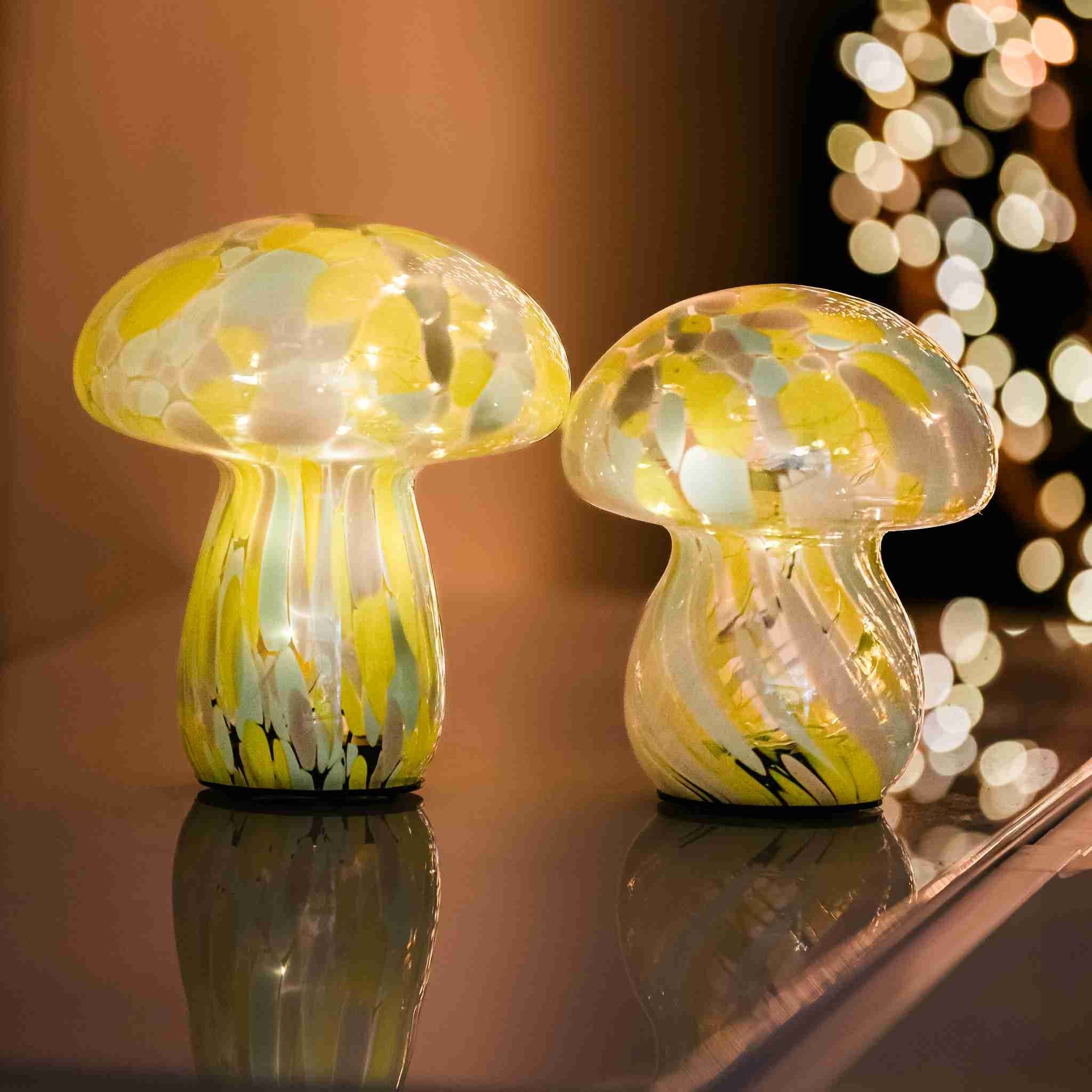 Yellow Mushroom Lamps - Image 4