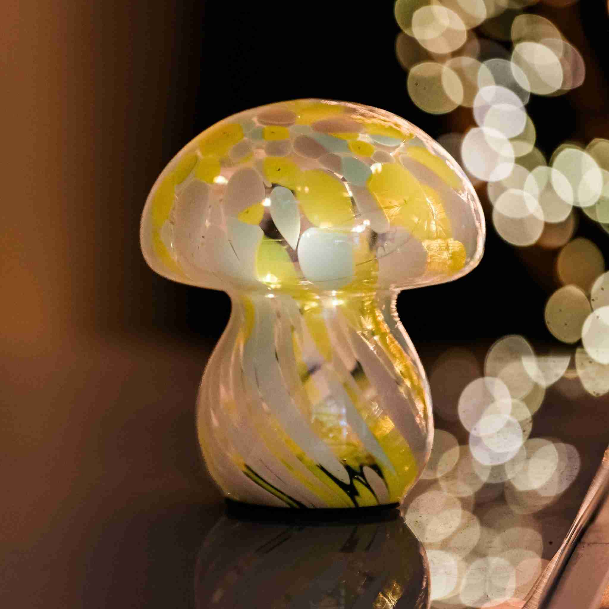 Yellow Mushroom Lamps - Image 5