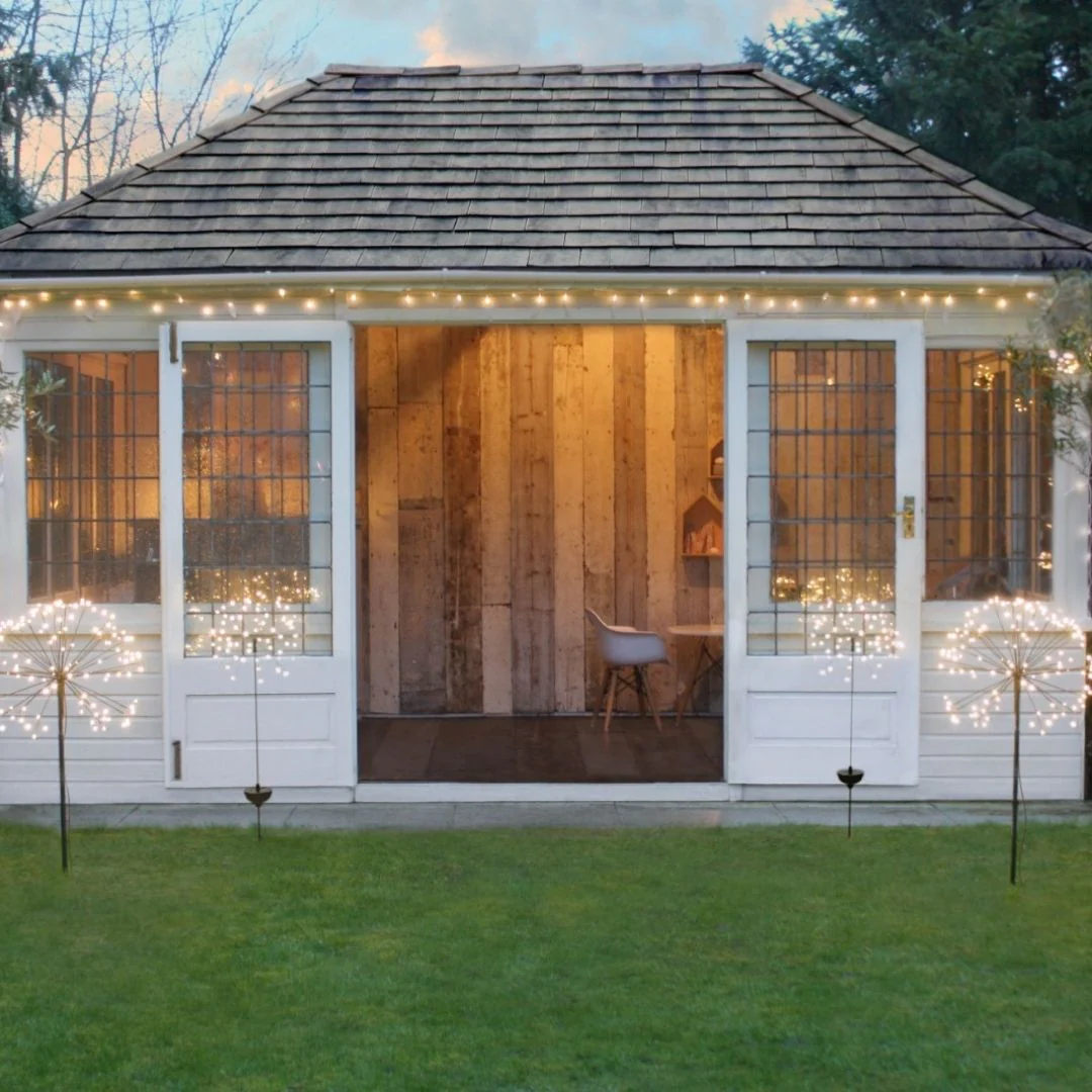 Silver Outdoor Cluster Wire Fairy Lights - Image 3