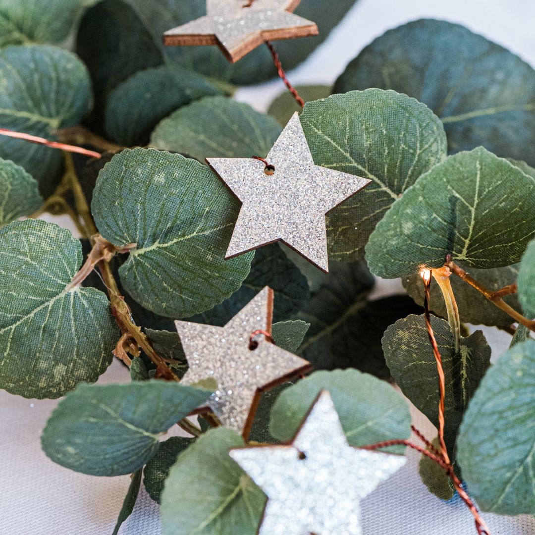 Glittery Star Fairy Lights - Image 3