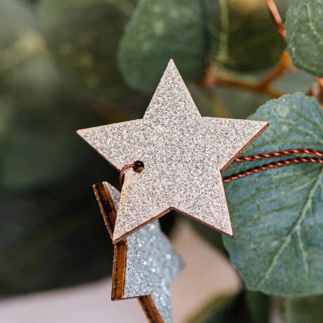 Glittery Star Fairy Lights - Image 4