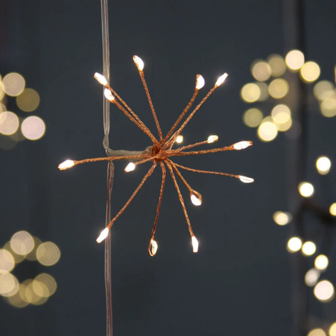 Starburst Copper Fairy Lights - Image 5