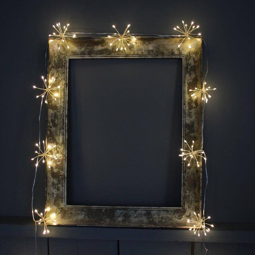 Starburst Silver Fairy Lights - Image 4